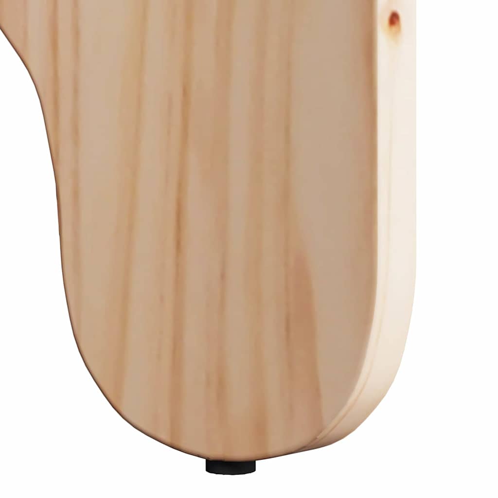 Couchtisch 2 pcs Natur 39.5 x 39.5 x 30 cm Massivholz Kiefer